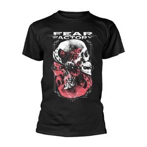 Fear Factory Unisex Adult Genexus Skull Poster T-Shirt / Black